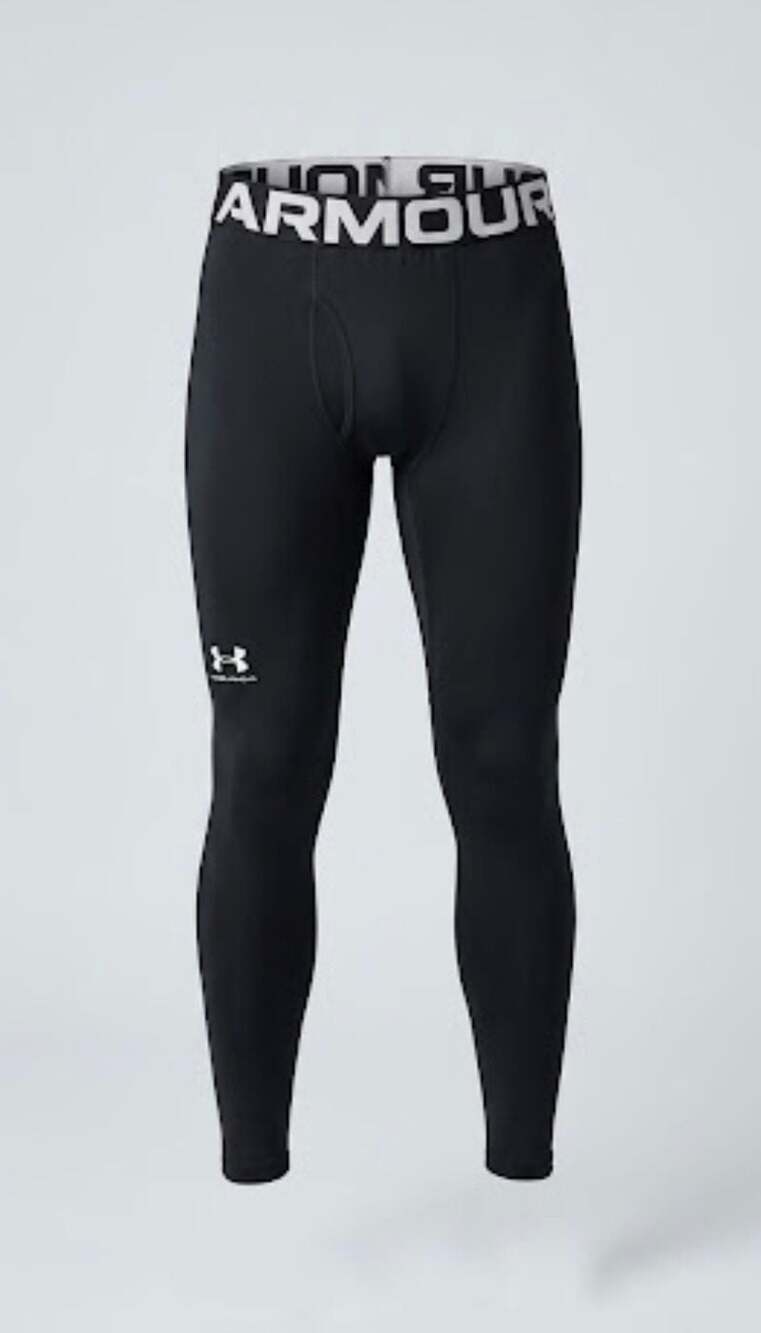 Under Armour ColdGear Boys Fitted Leggings Black YMD